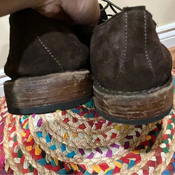 Moma  brown suede leather shoes made in Italy 45 - Picture 3 of 6